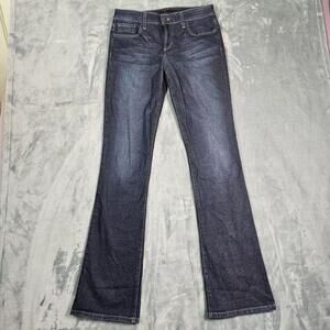 Joe’s Jeans Women's 30x33* Blue Dark Wash Leighton Mid Rise Bootcut